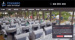 Desktop Screenshot of fiskardogreekrestaurant.co.uk