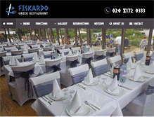Tablet Screenshot of fiskardogreekrestaurant.co.uk